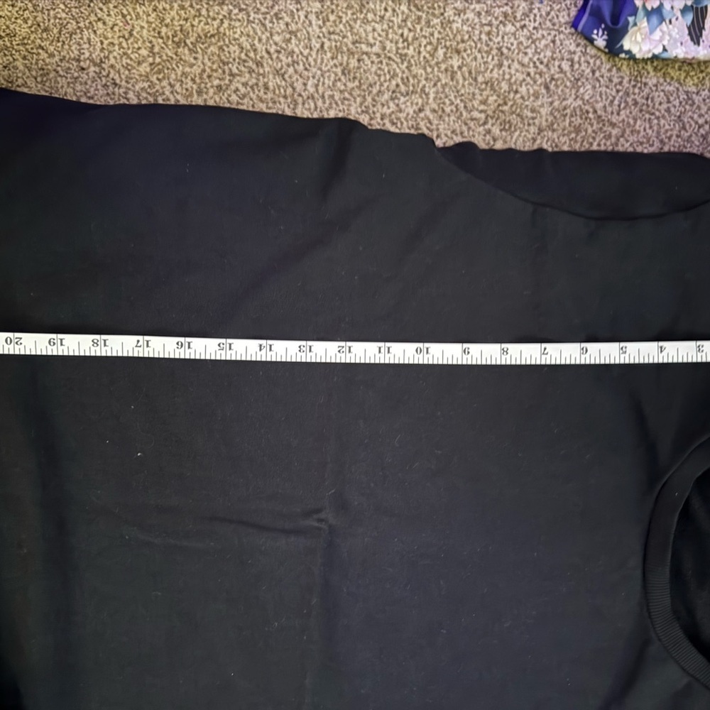 Zara Black Short Sleeve Top - Picture 6 of 7